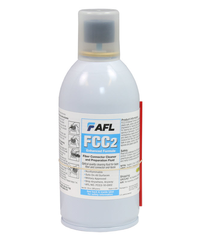 FCC2 Enhanced Fiber Connector Cleaner and Preparation Fluid 10 oz Can (user guide)